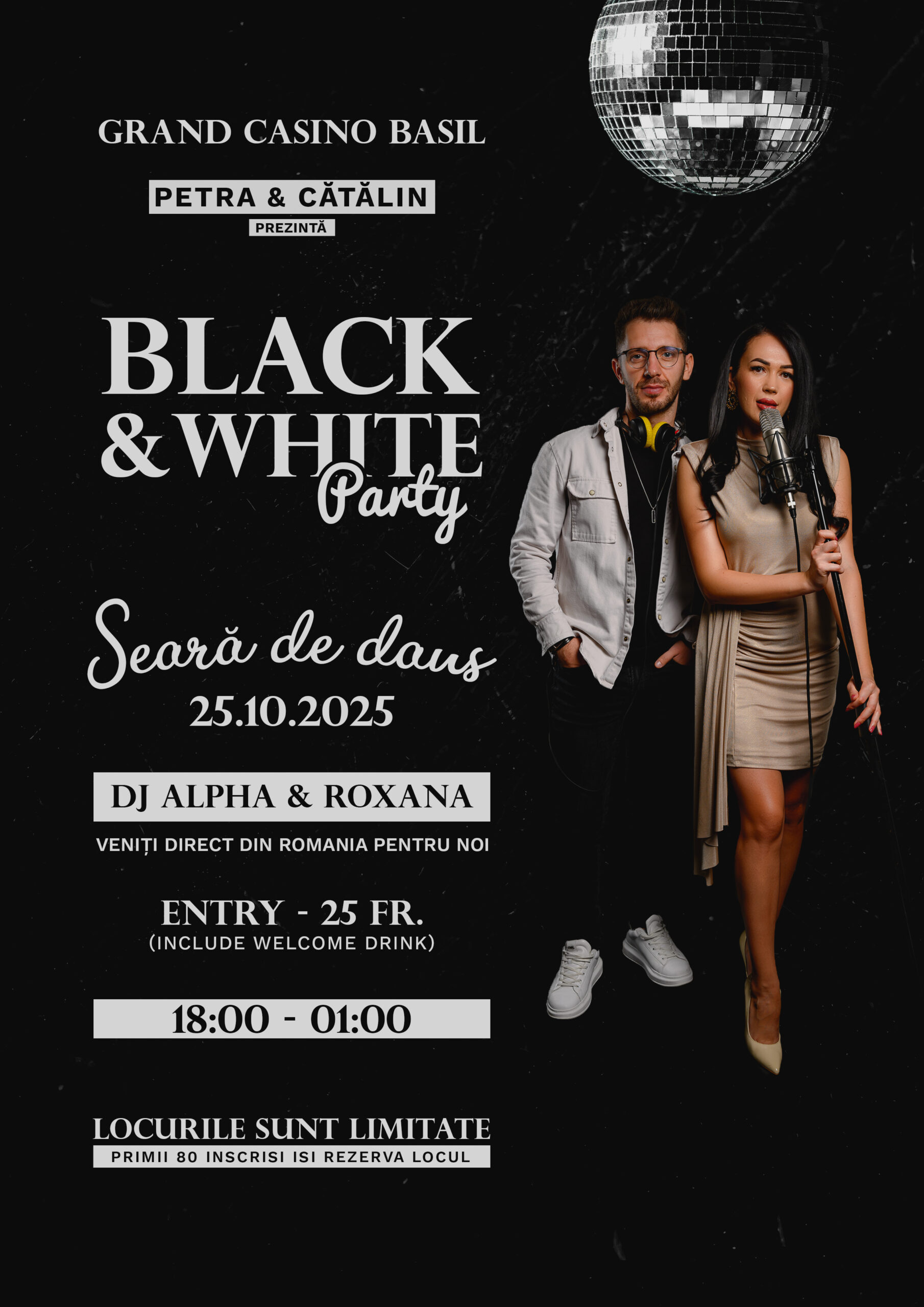 Black & White Party — Grand Casino Basel (Elveția)
