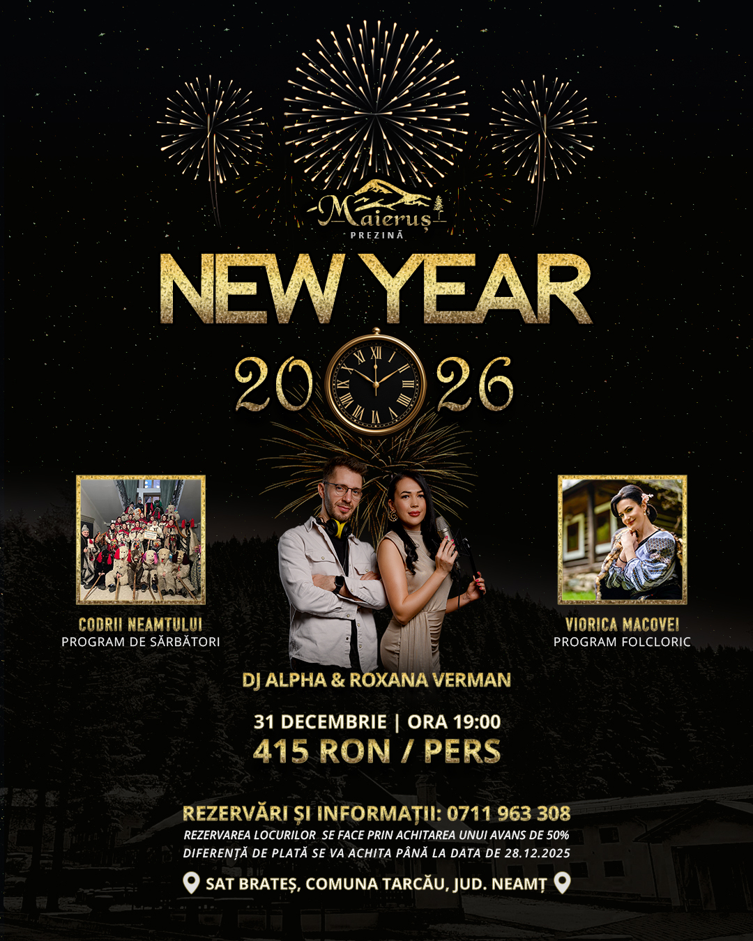 Revelion 2026 — Pensiunea Măieruș